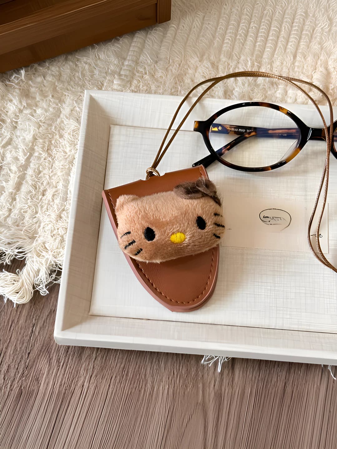 16# Necklace - Coffee - Small cat