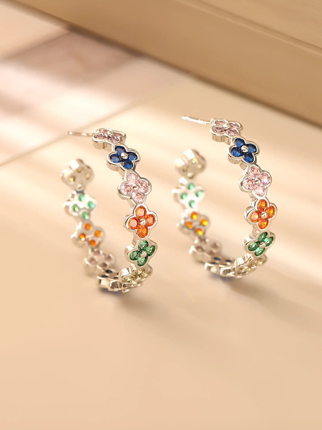 Silver Four-Leaf Studs (S925)