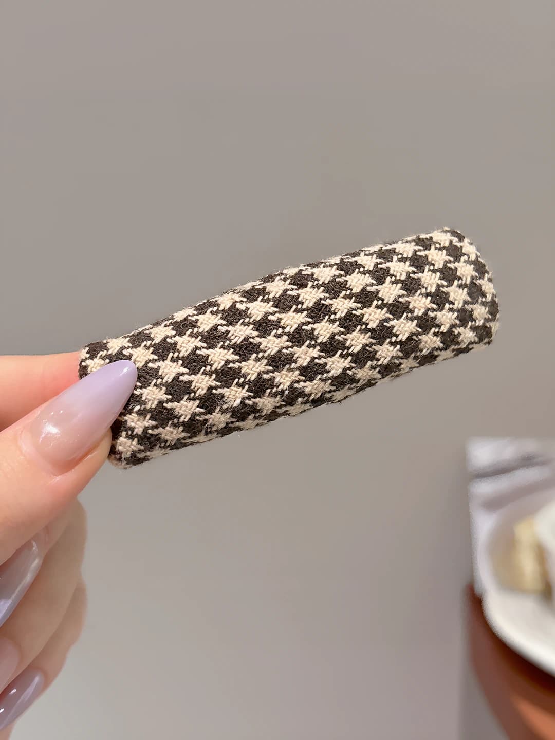 1# Kofe houndstooth soch qisqich 8cm