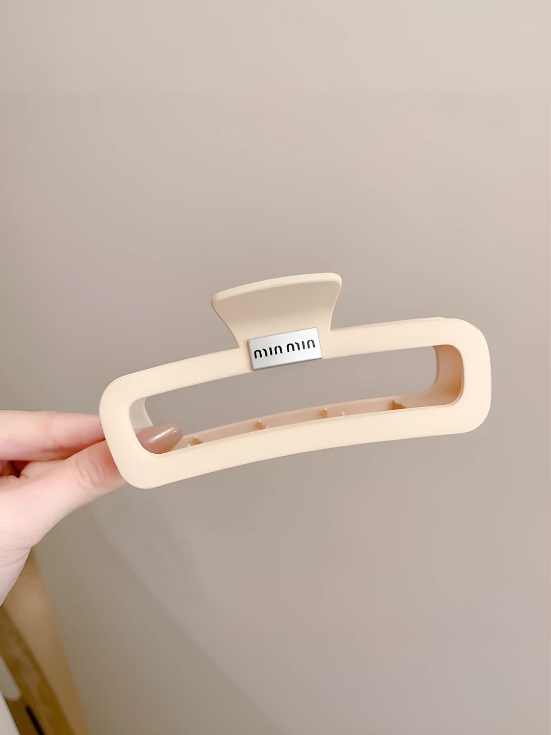 Khaki letters ~13 cm