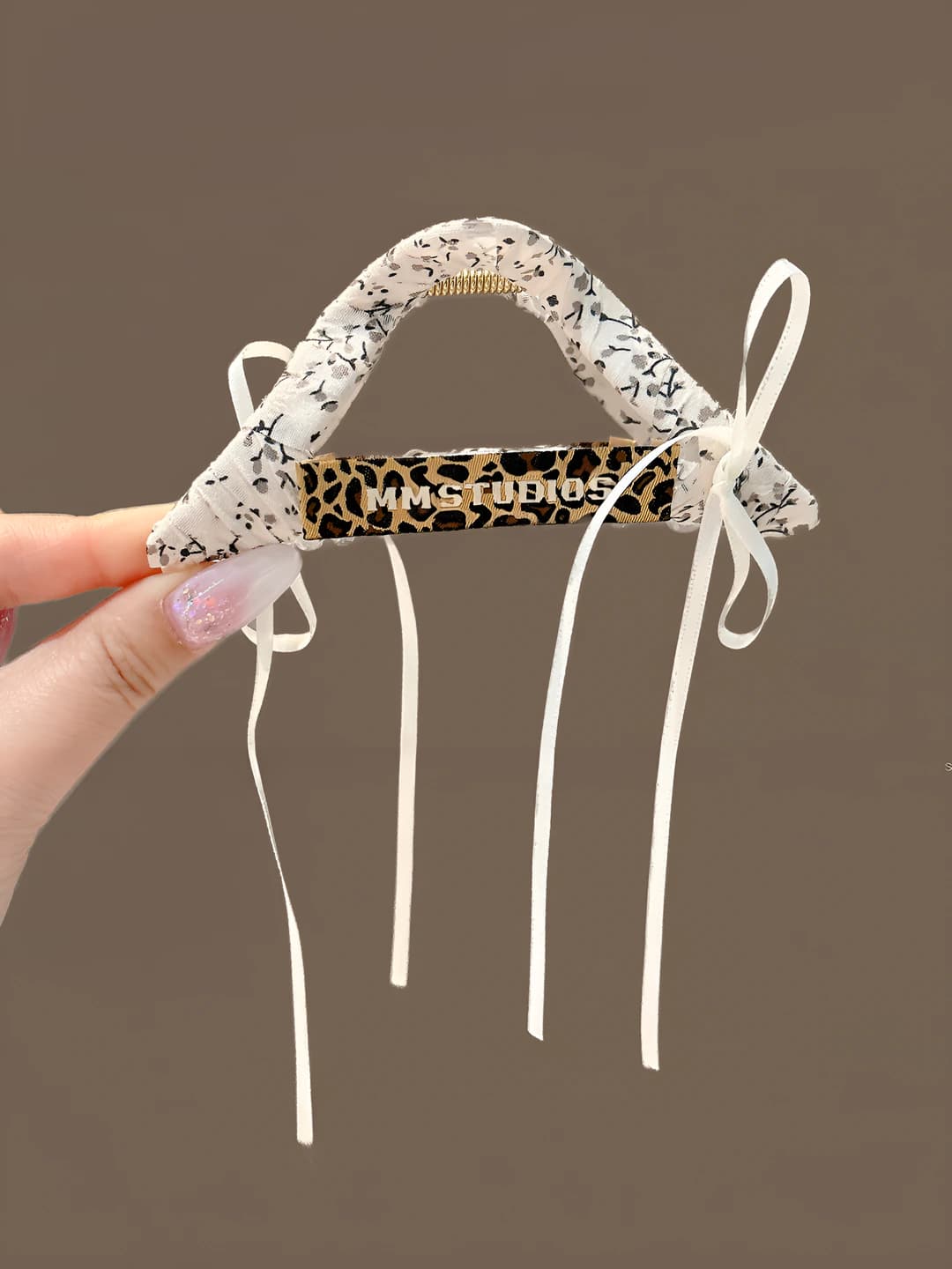 1# Mayda gulli leopard uchburchak, 11 sm