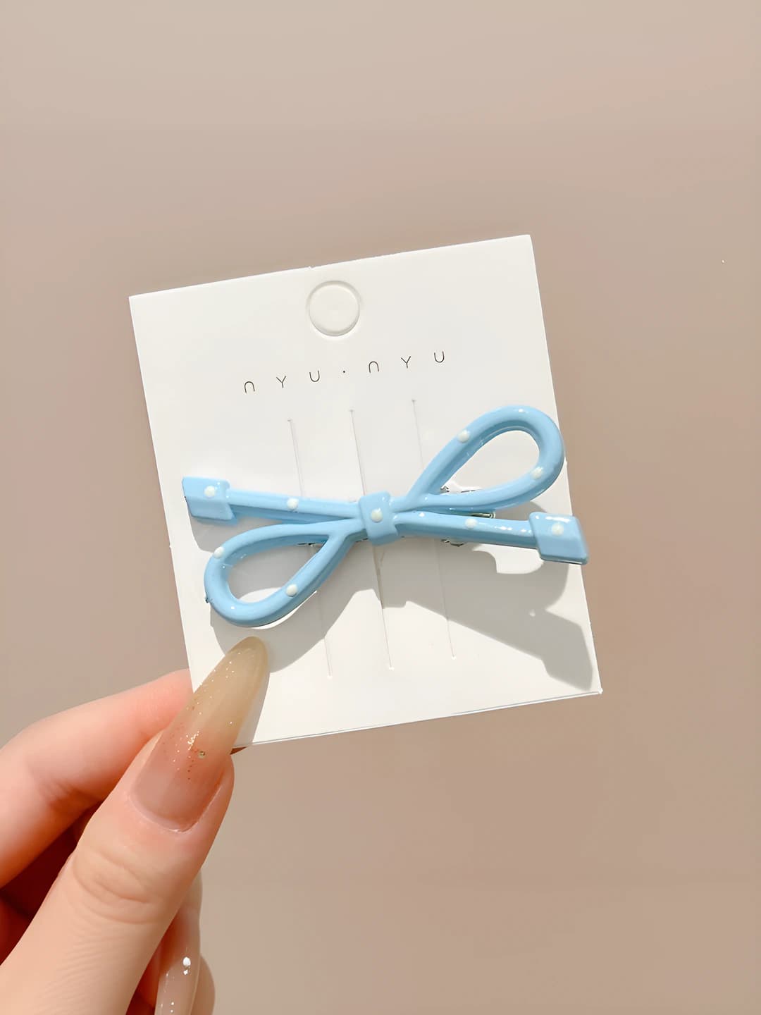 4# Blue bow, ~6 cm