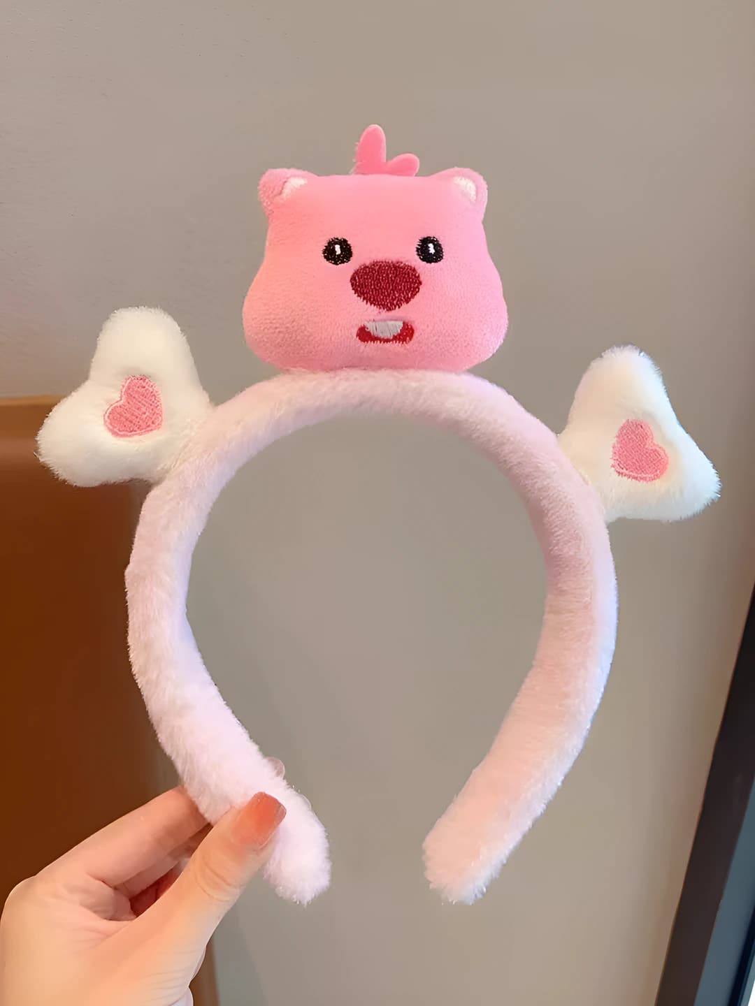Розовый heart beaver