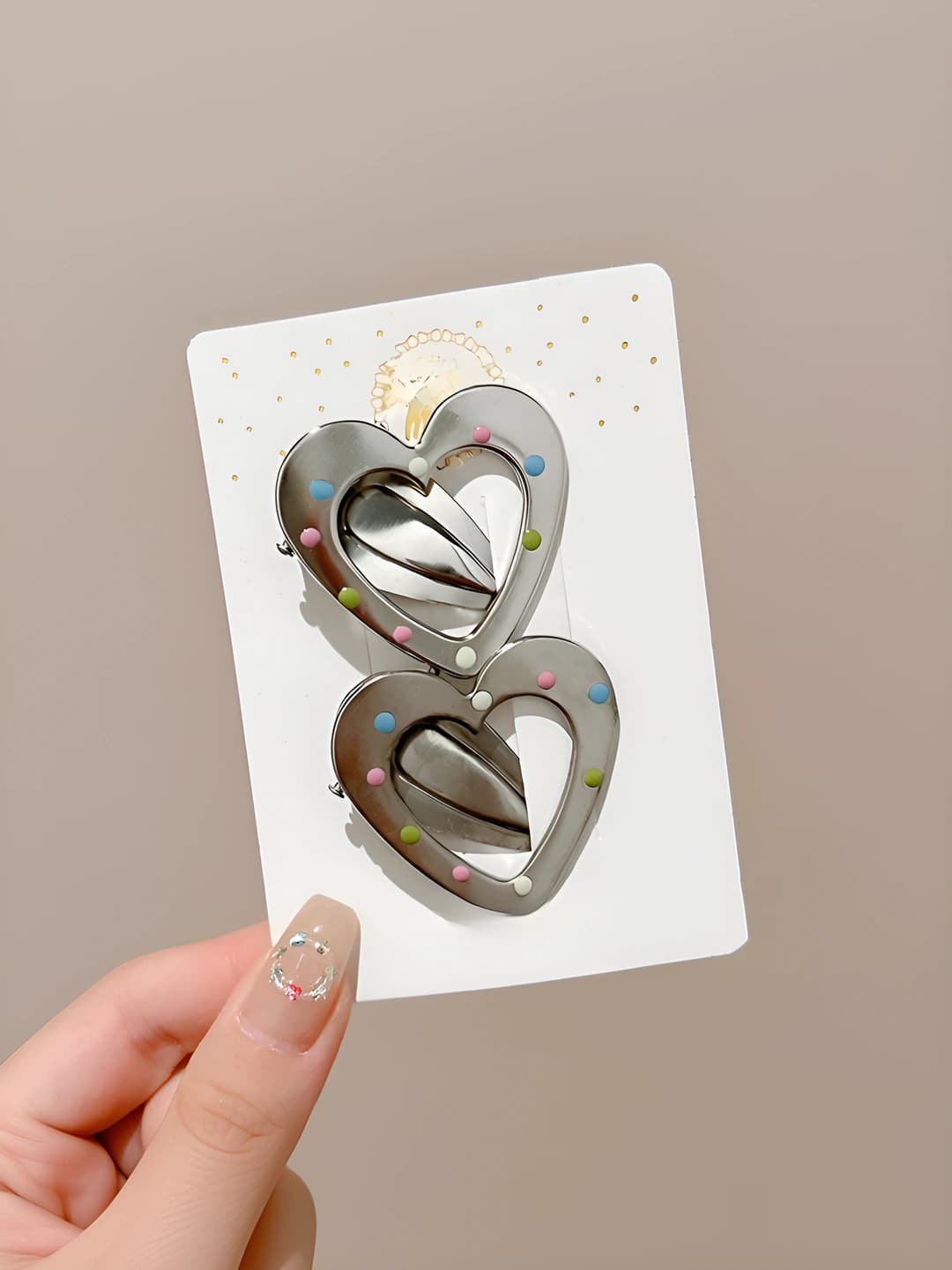 2# Cut-out heart, 2 pcs