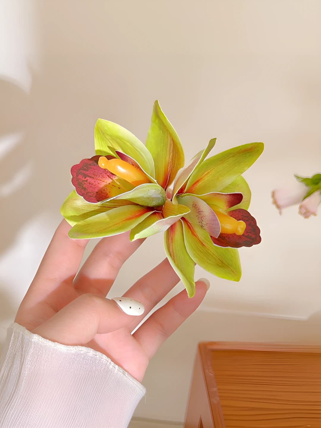 Green orchid