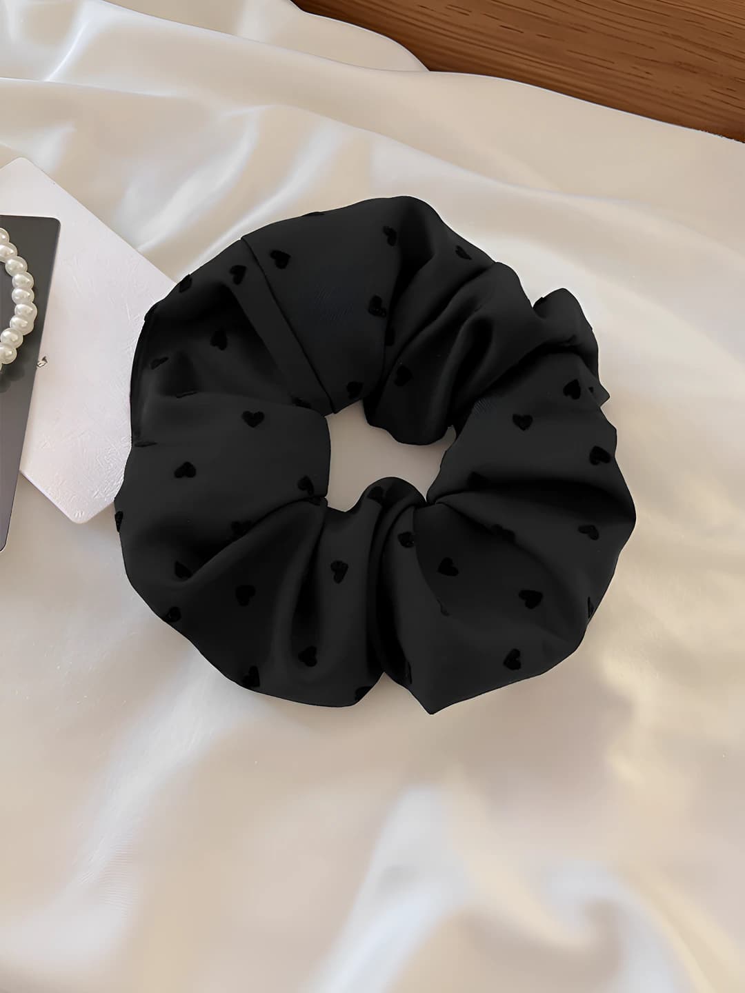 Heart black 9 cm