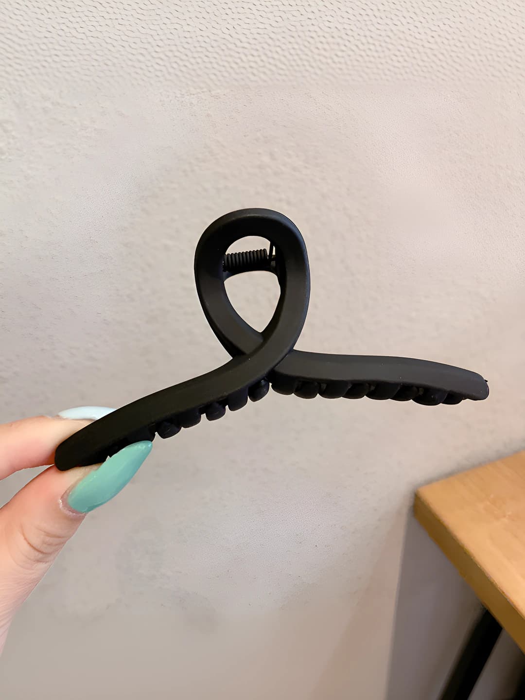 7# Black Y-shaped clip 11cm