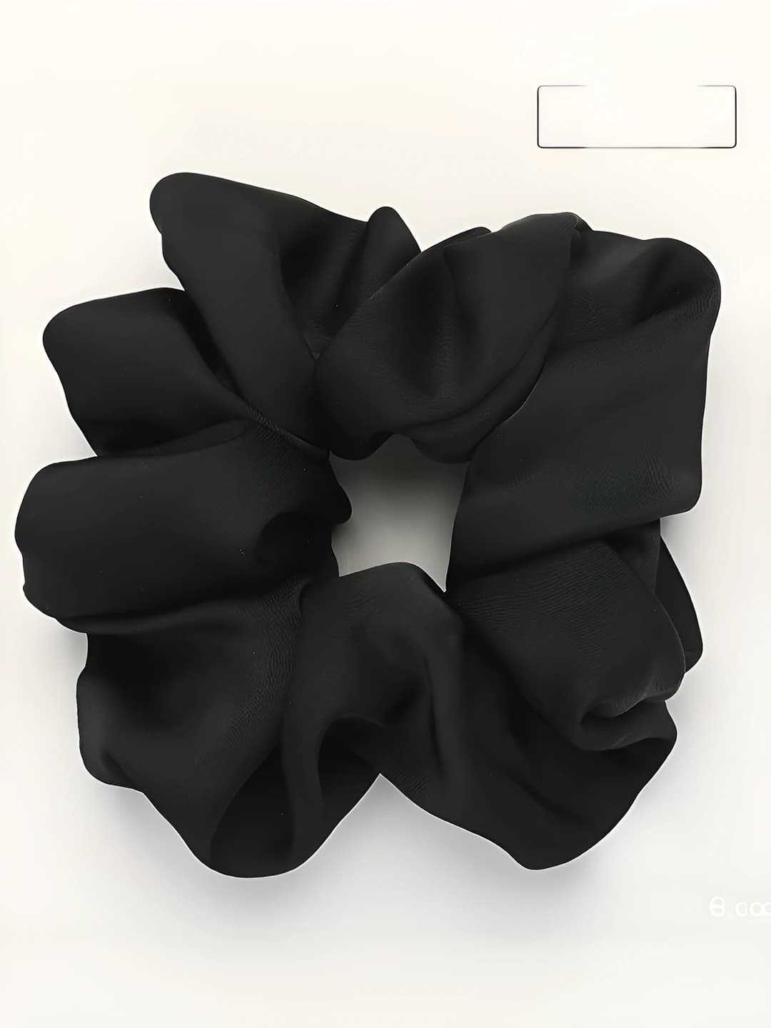 1# Black large scrunchie (Large)