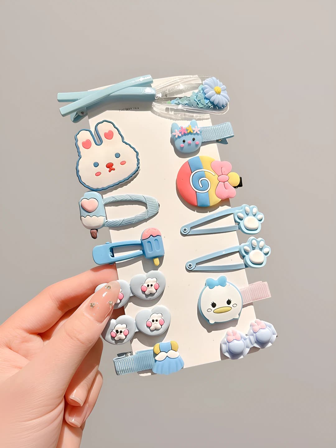 4# Rainbow apple blue 14 pcs