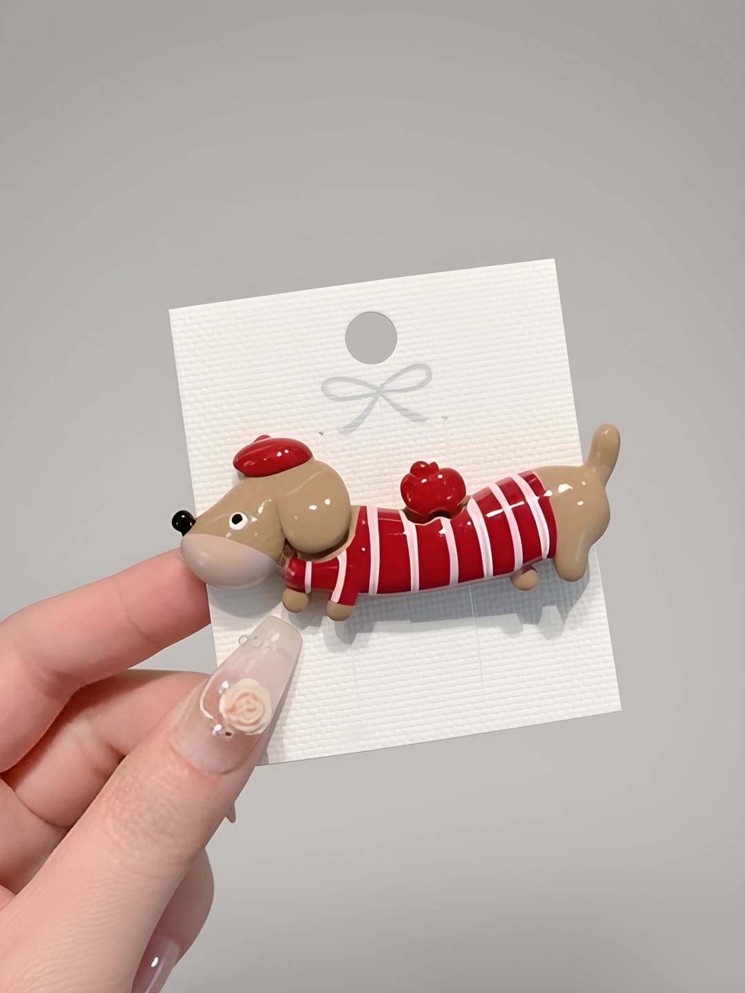 3# Red-coffee, 1 pc, ~4.5cm