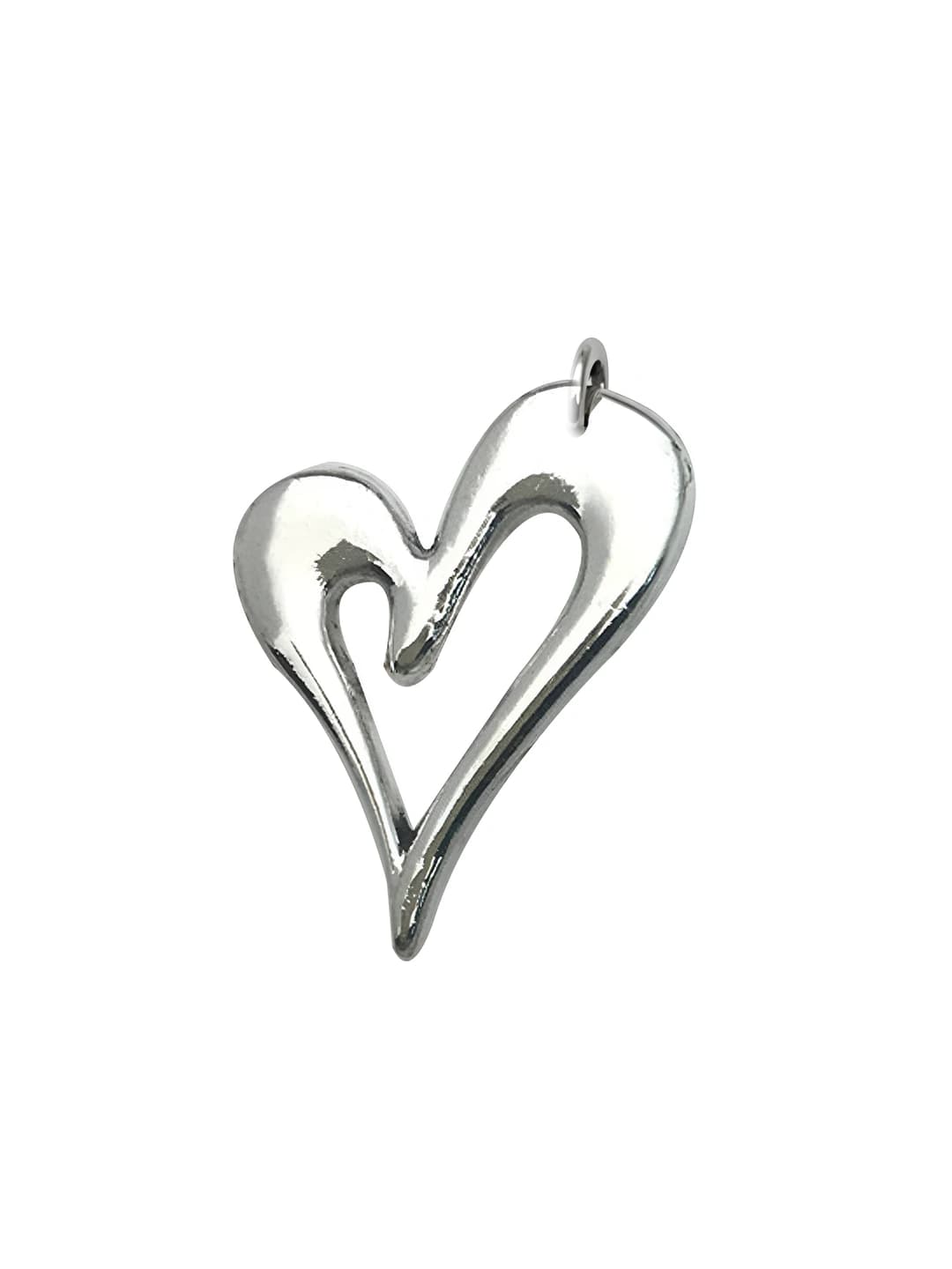 1 pc peach heart 14x21mm-1.1g-15698