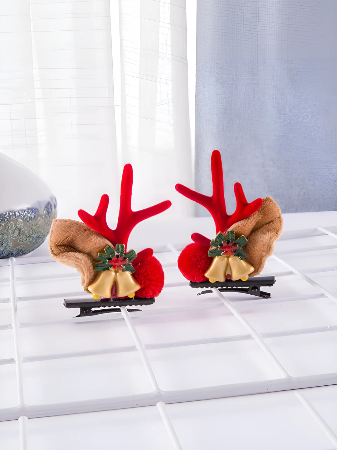13# Christmas bell clips