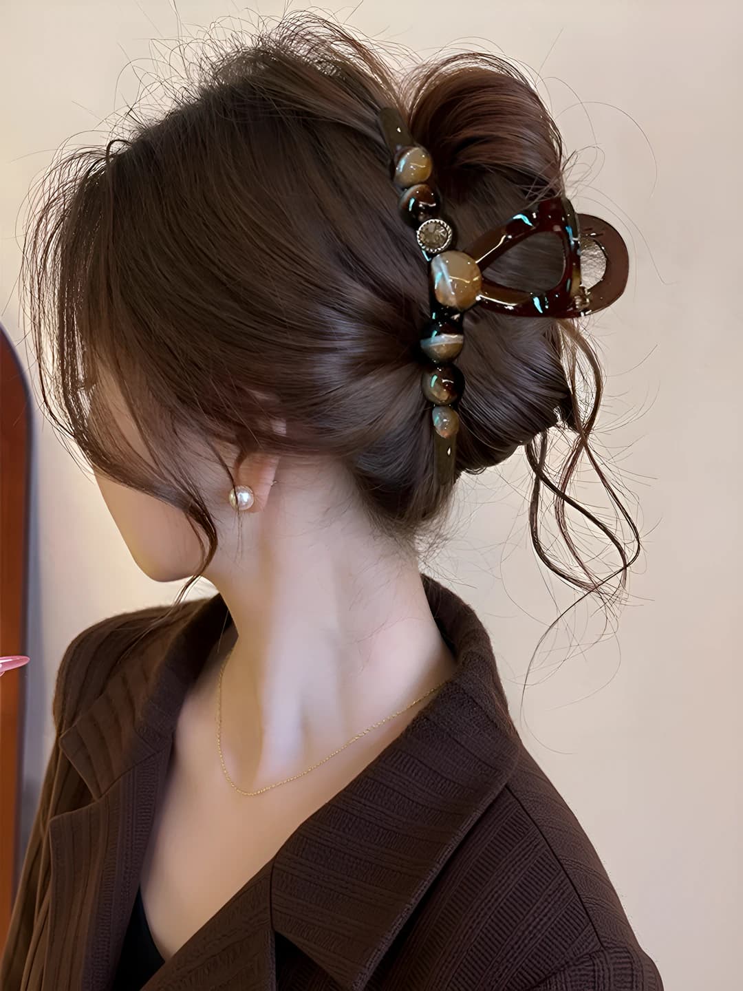 Premium Round Bead Clip, 13 cm