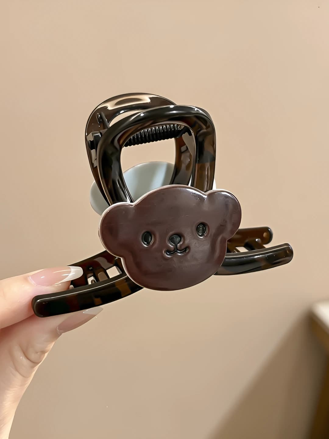 Коричневый медведь маленький PC зажим ~8 см