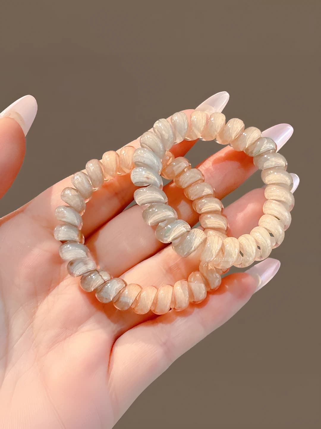 Gradient apricot-orange, 2 pcs