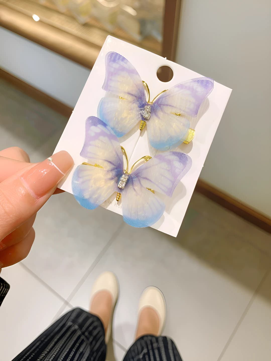 5# Dreamy butterfly 1 pair