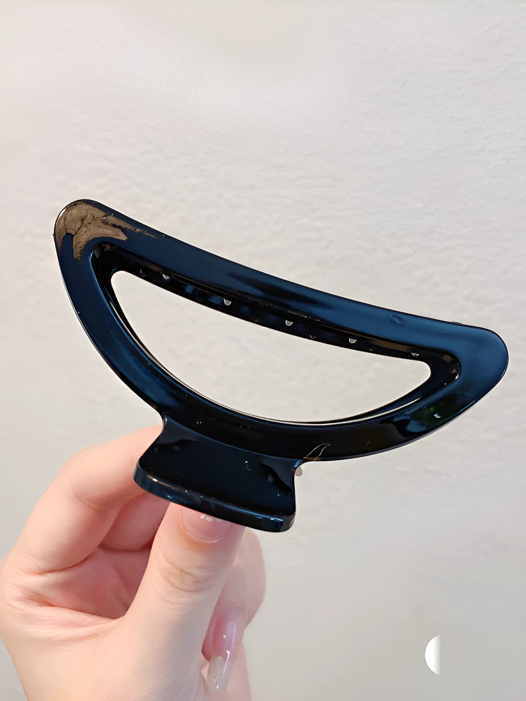 2# Black D-clip 9 cm