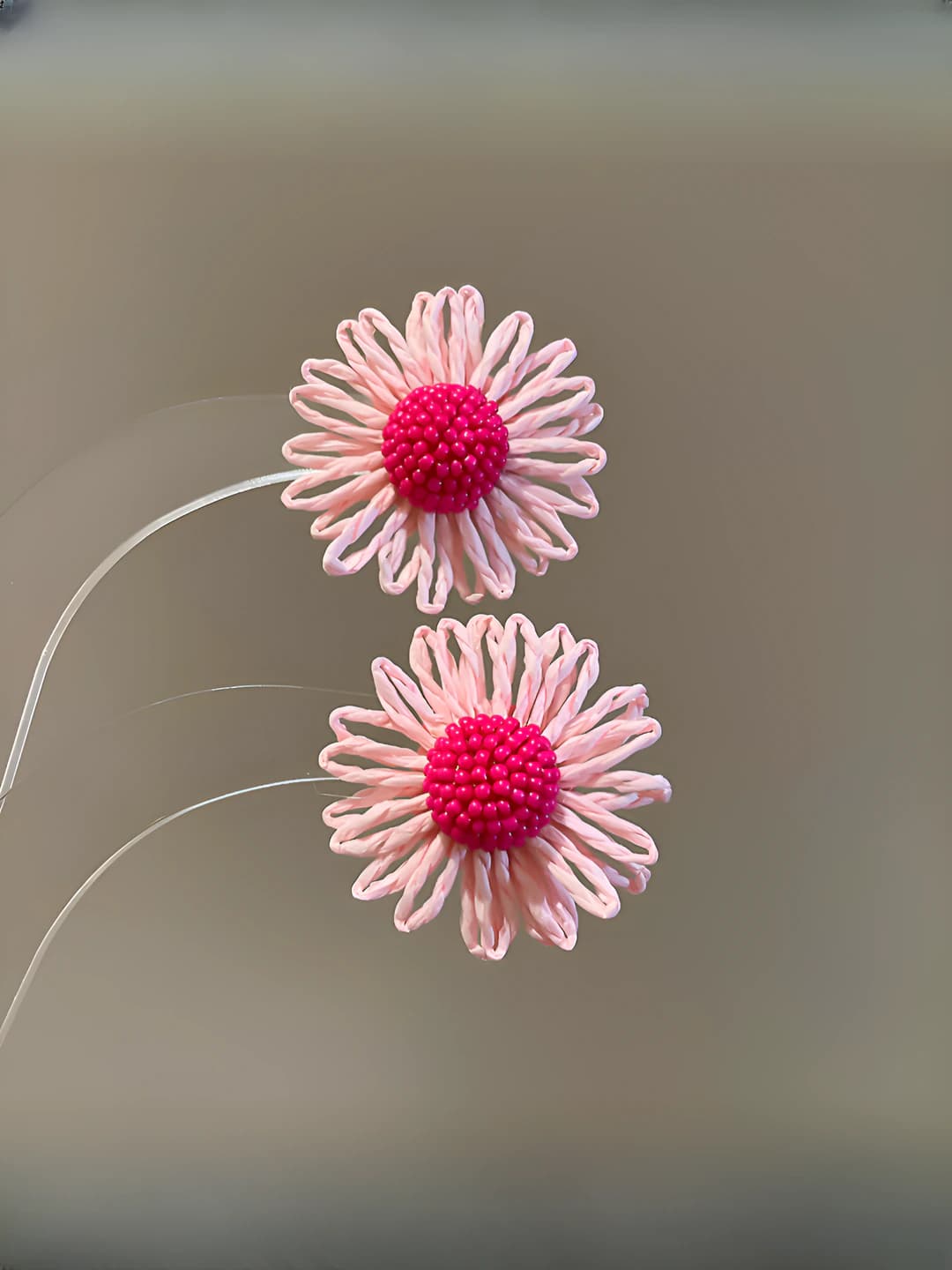 46# Silver - Pink flower