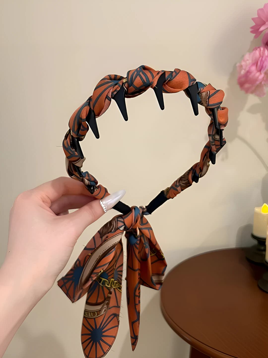 Orange floral