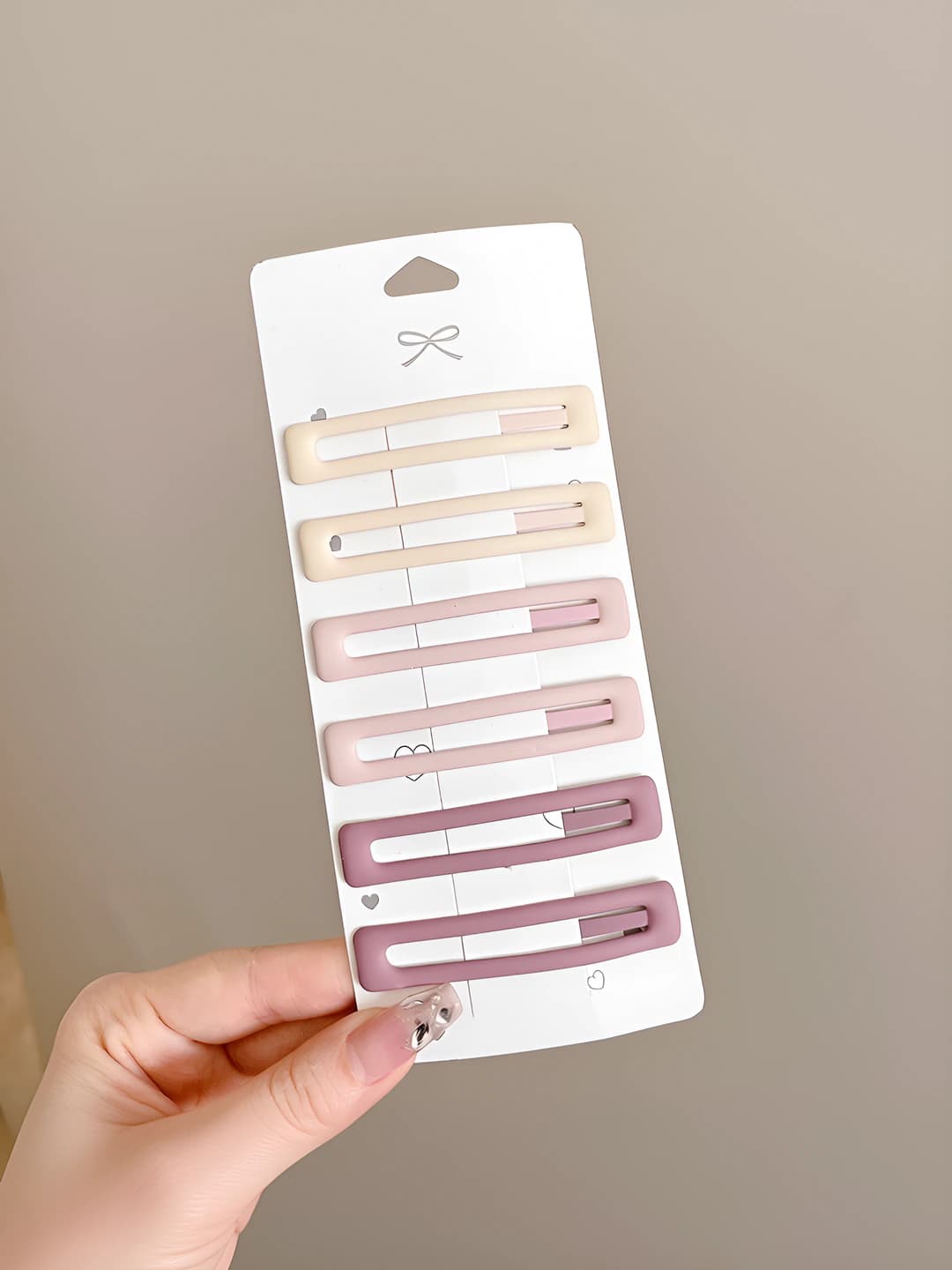 5# White peach, 6-piece set