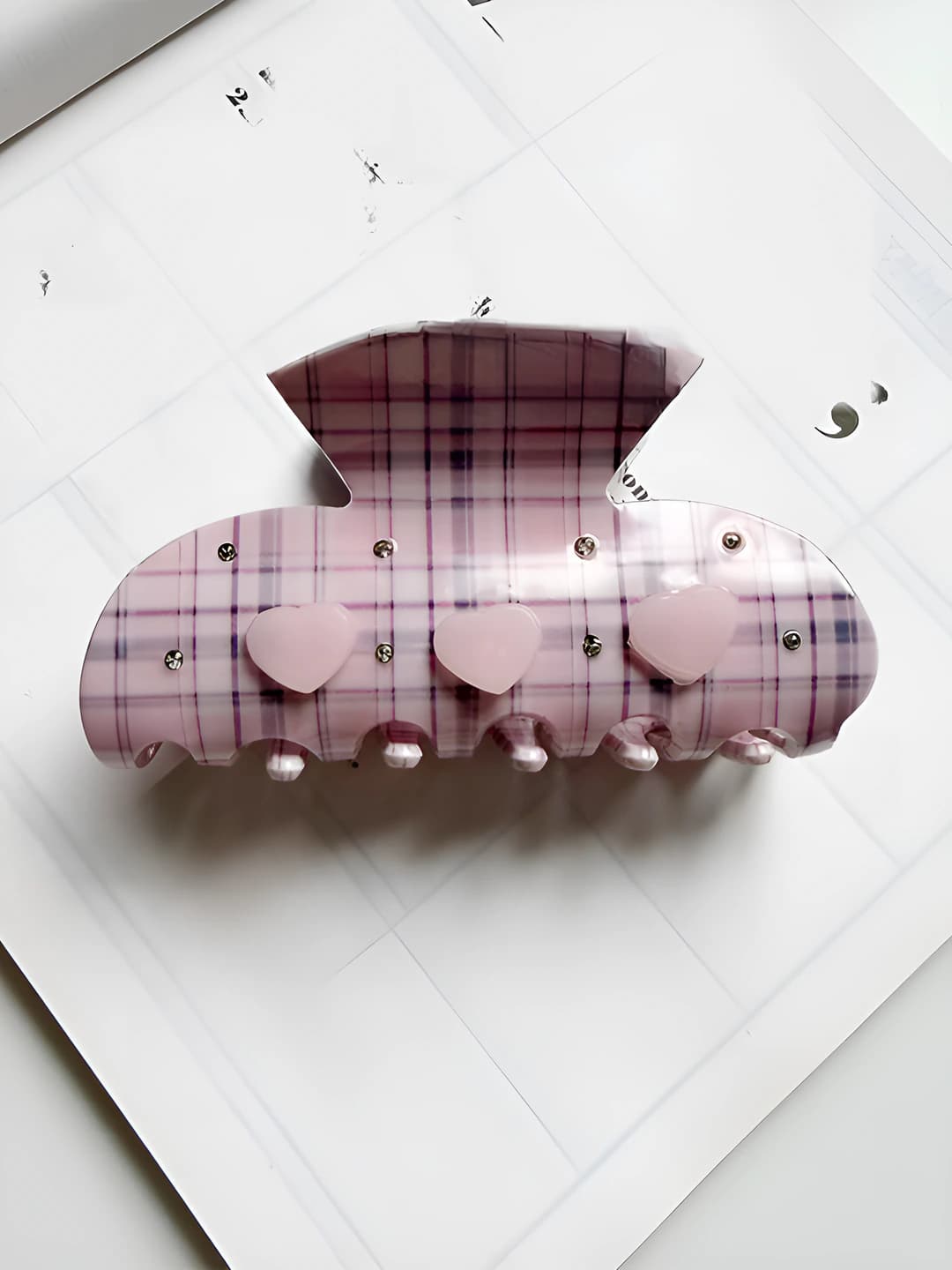 Pink heart - 8cm