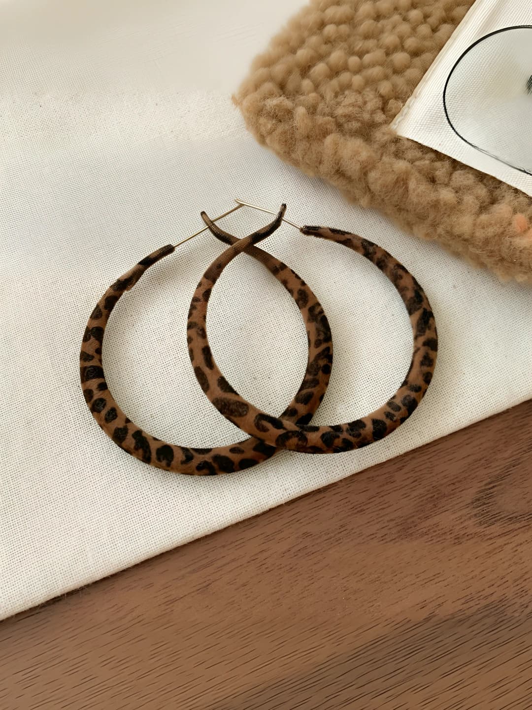 Leopard round hoop 5 cm