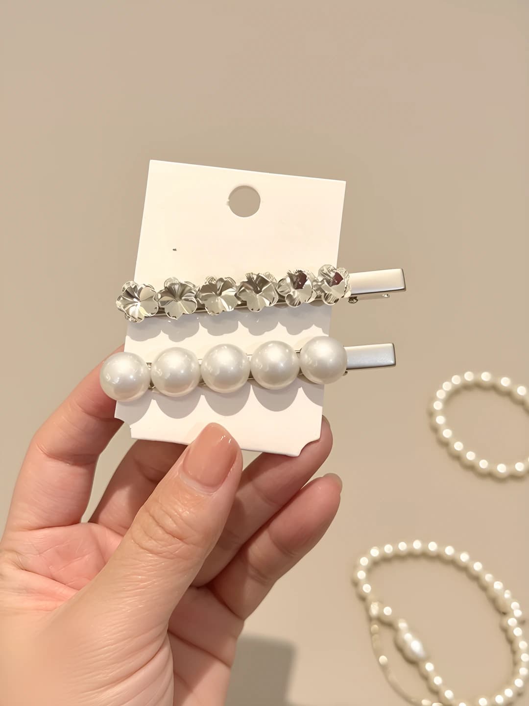 Side bang clip - Diamond - 1 pc
