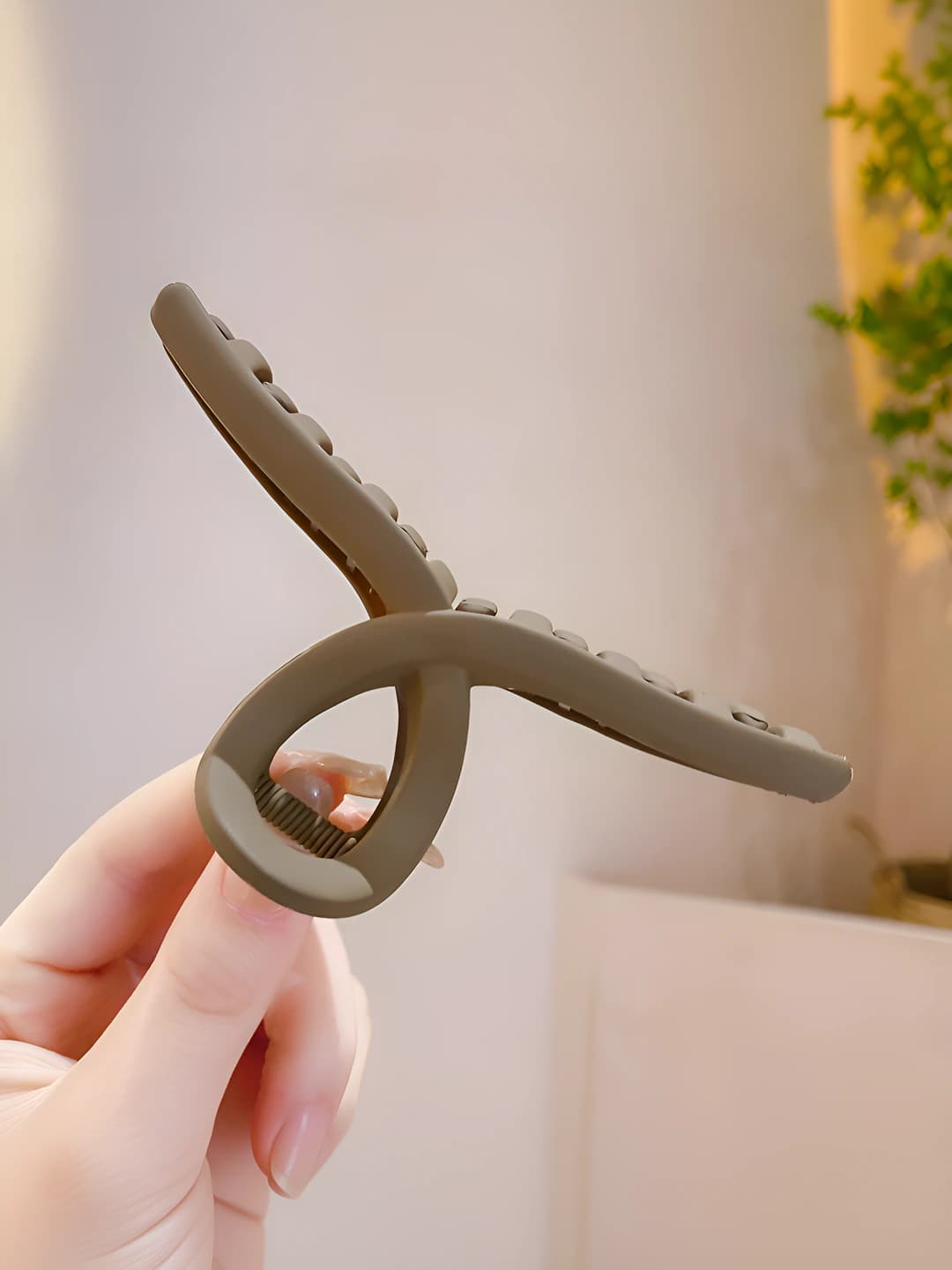 13# Khaki Y-shaped clip 11cm