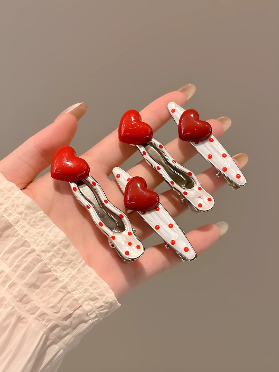 Горошек, сердце, 4 шт