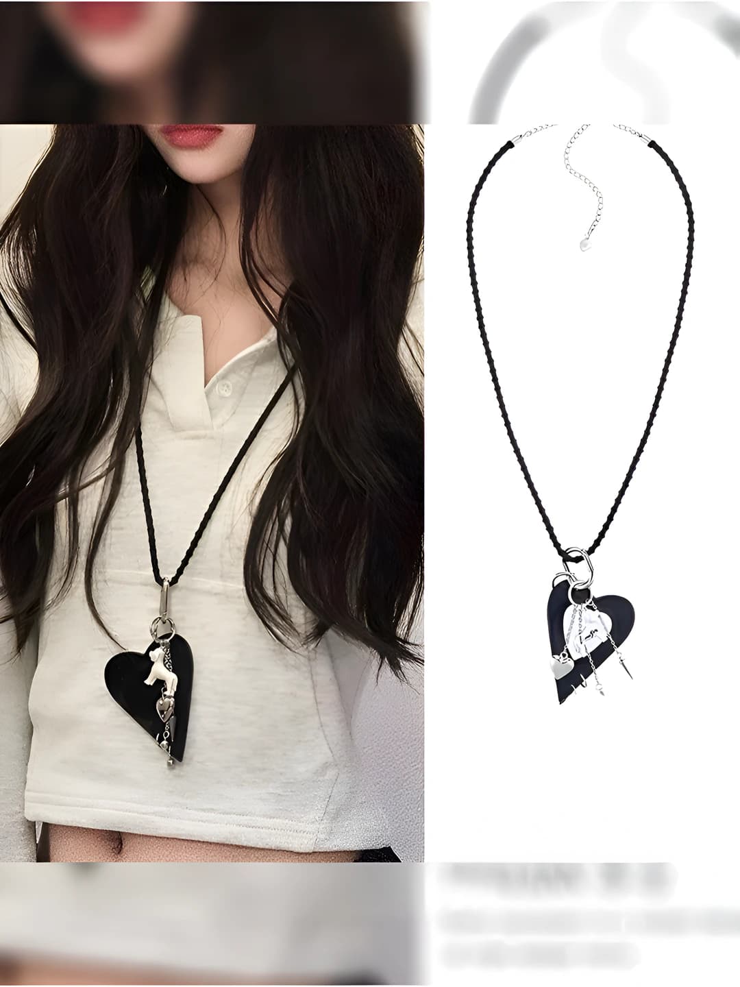 5# necklace - black