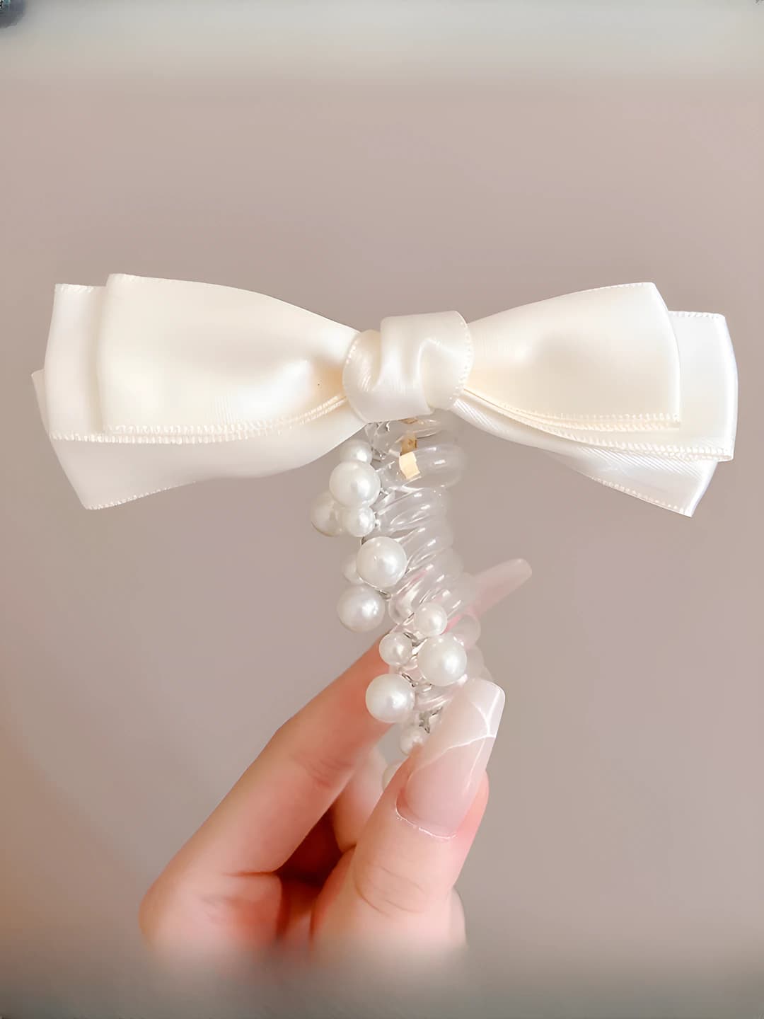 Off-white 3-layer, white pearl
