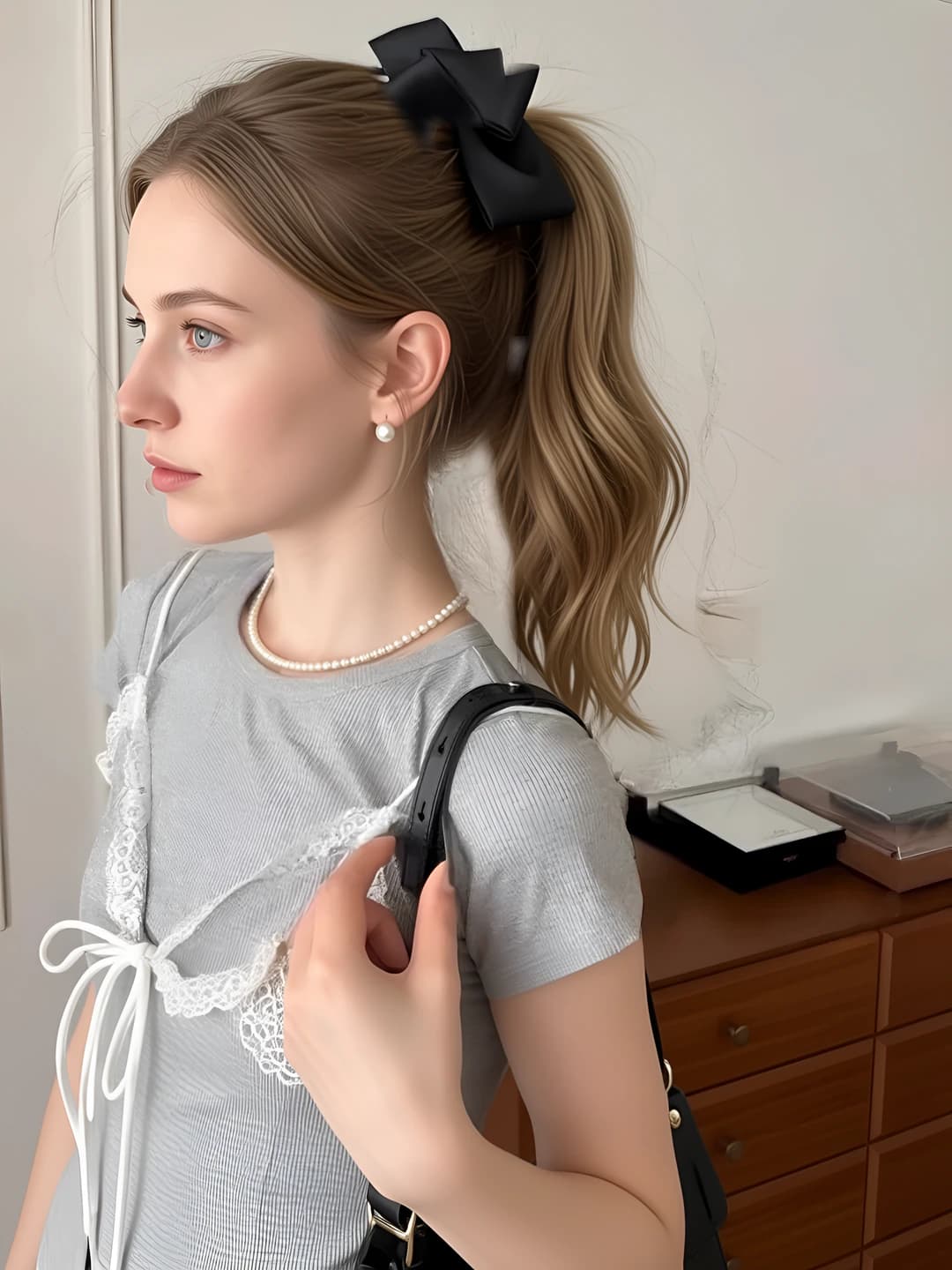 Чёрный банановый зажим