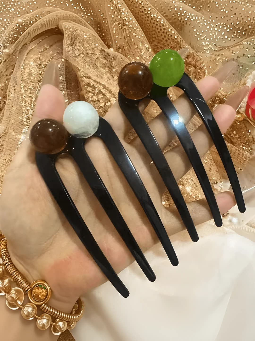 Coffee-beige + coffee-green 11 cm