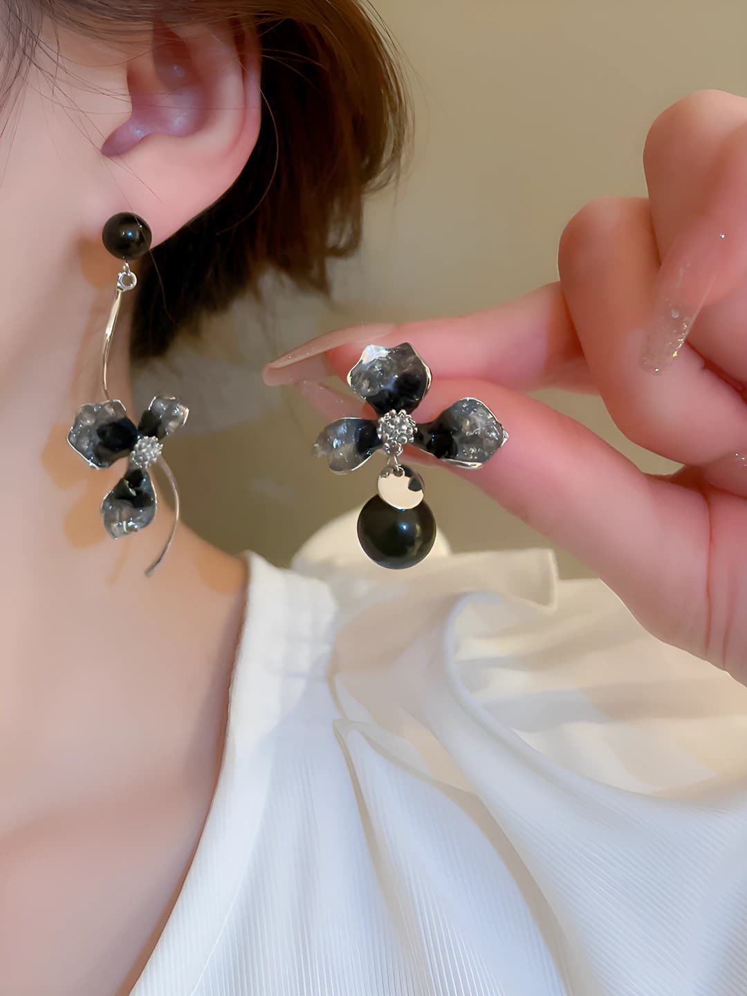 33# Silver pin - Black - Asymmetric