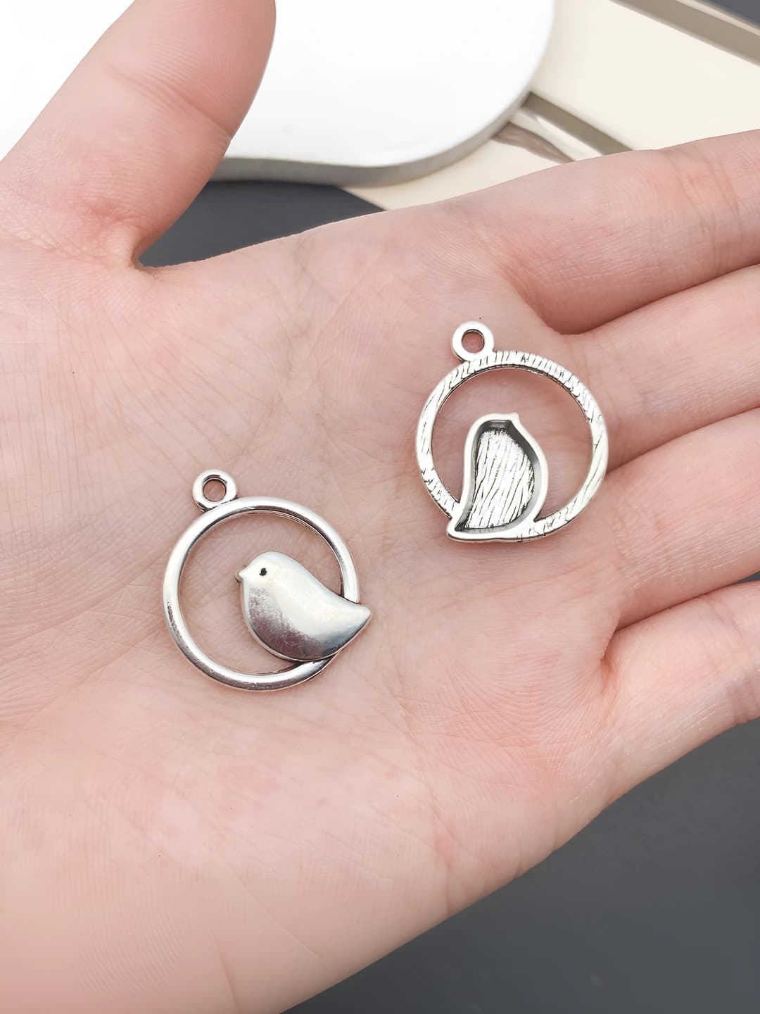 1 шт. кольцо и птица 20x24mm-1.9g-B36