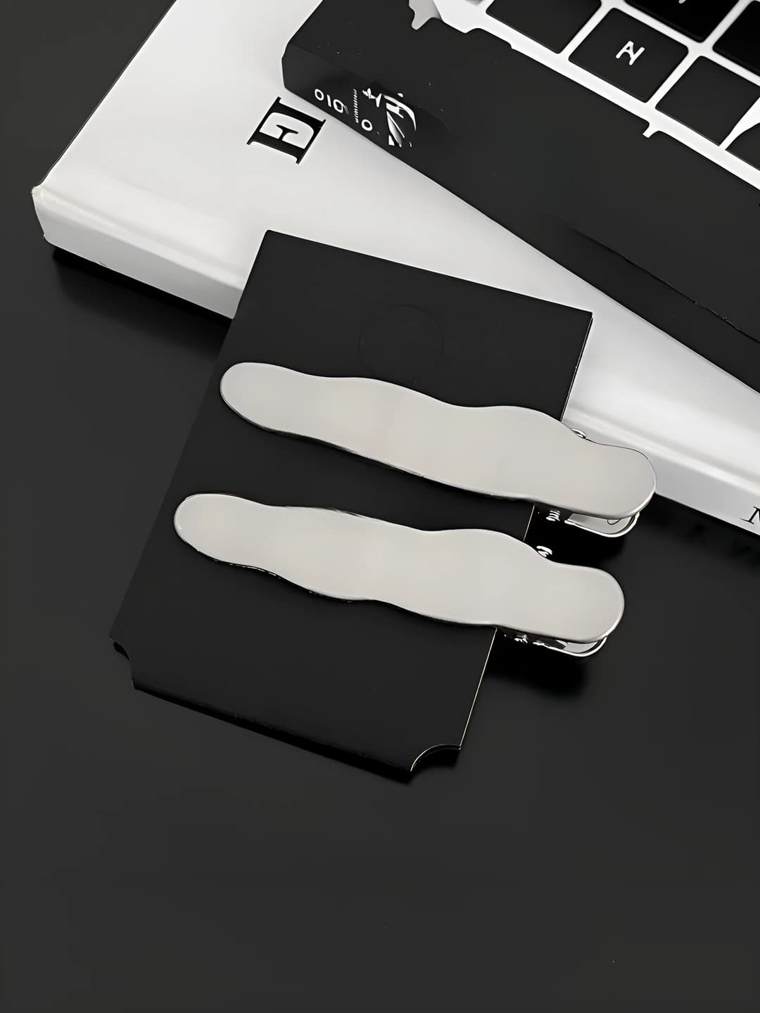 2# Solid wave clip, 2 pcs