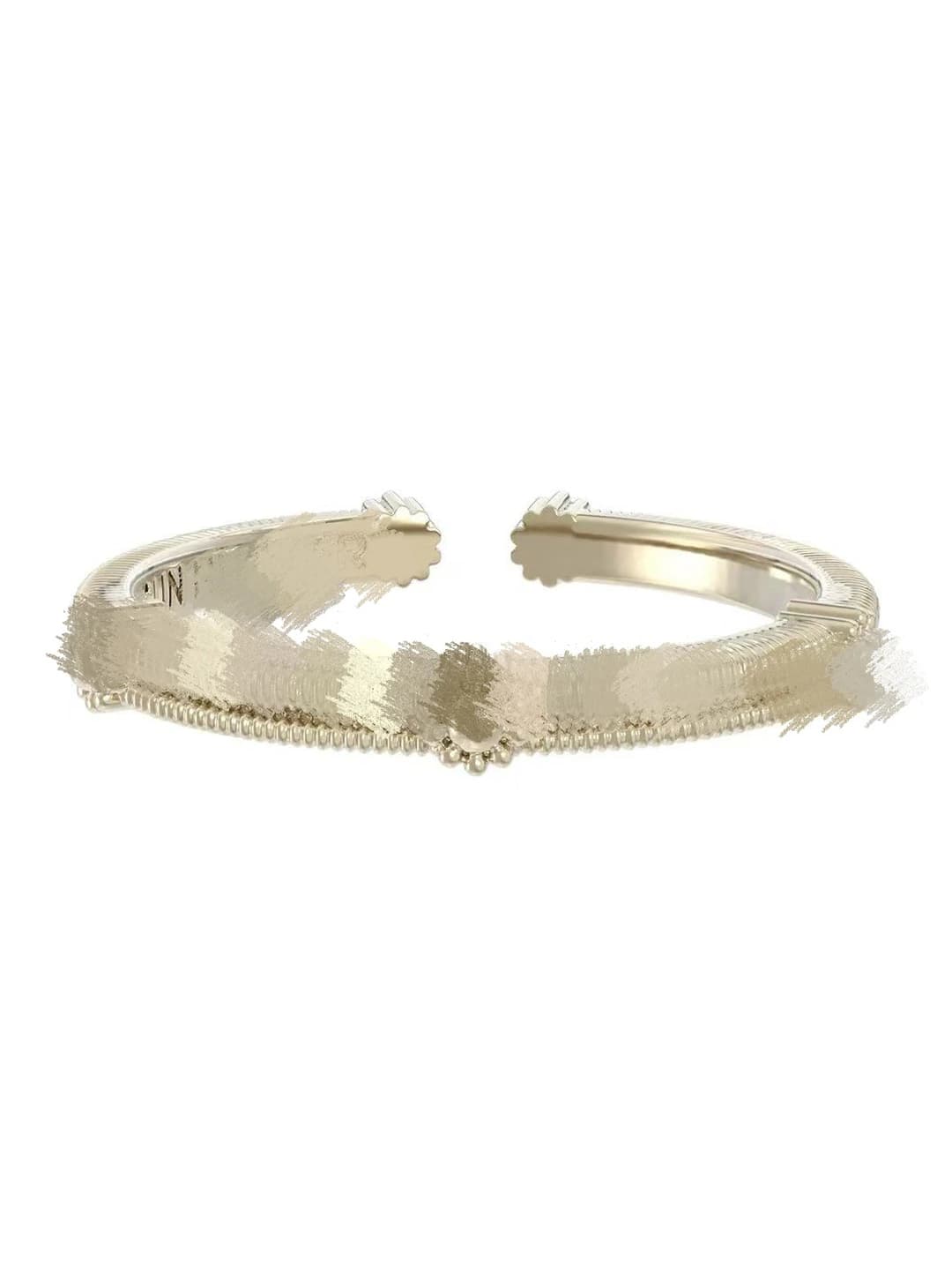 Simple lace Light titanium gold