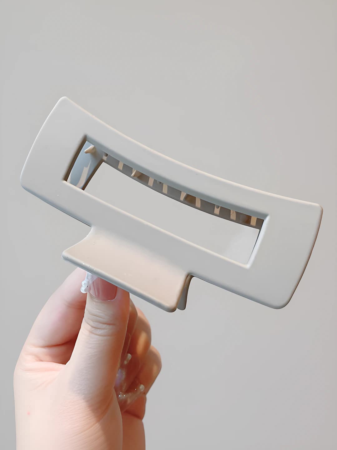 5# Bej-kulrang kvadrat klips
