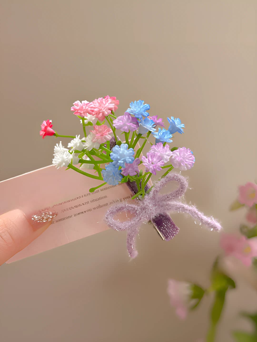 Purple flower bouquet