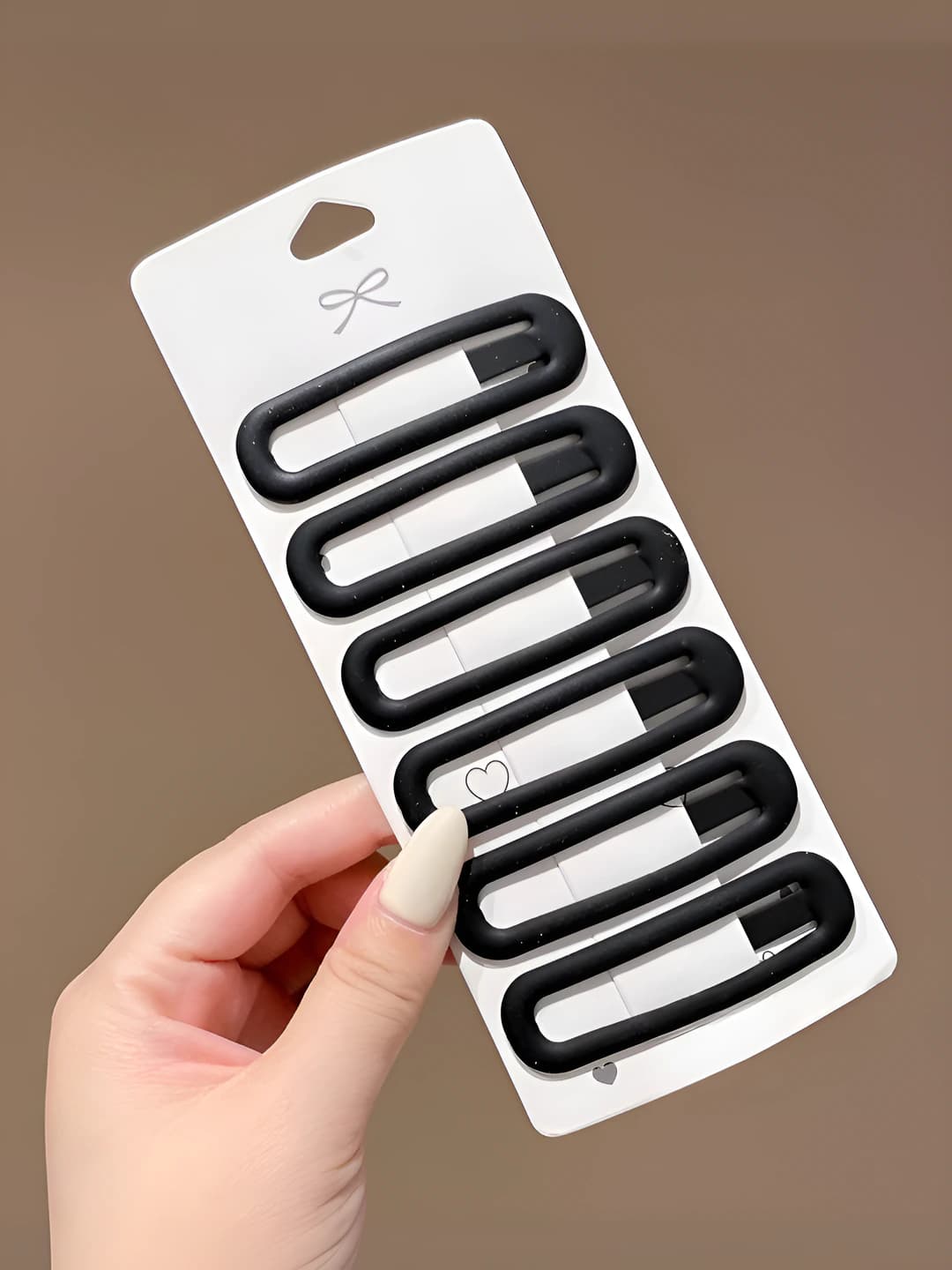 .51# Rounded black 6 pcs