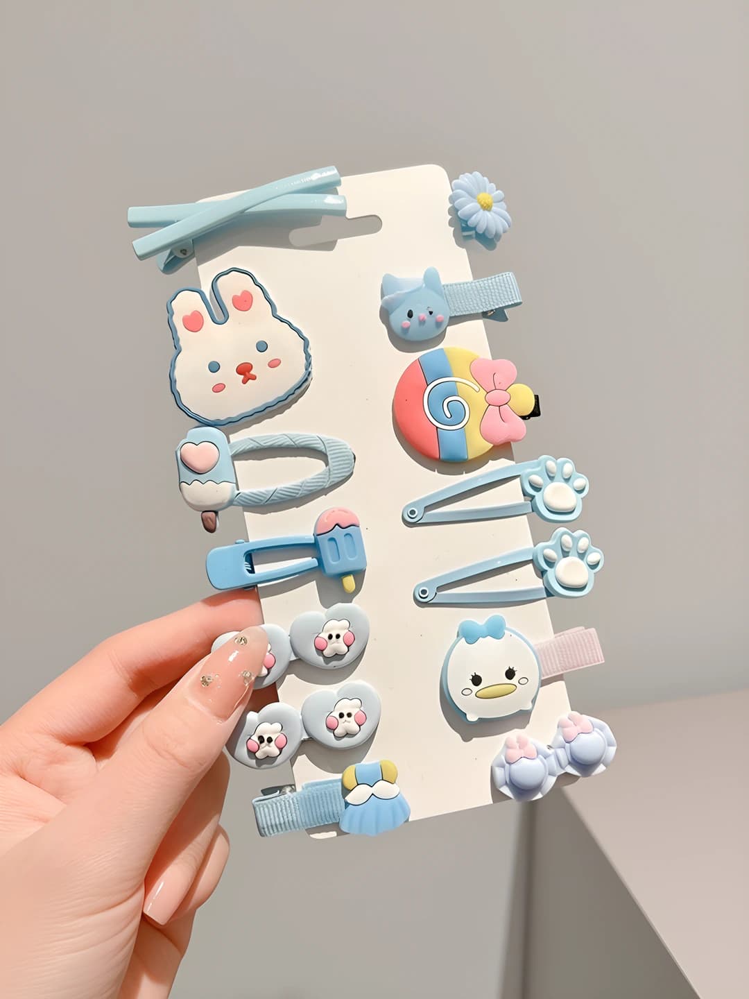 4# Rainbow apple blue 14 pcs
