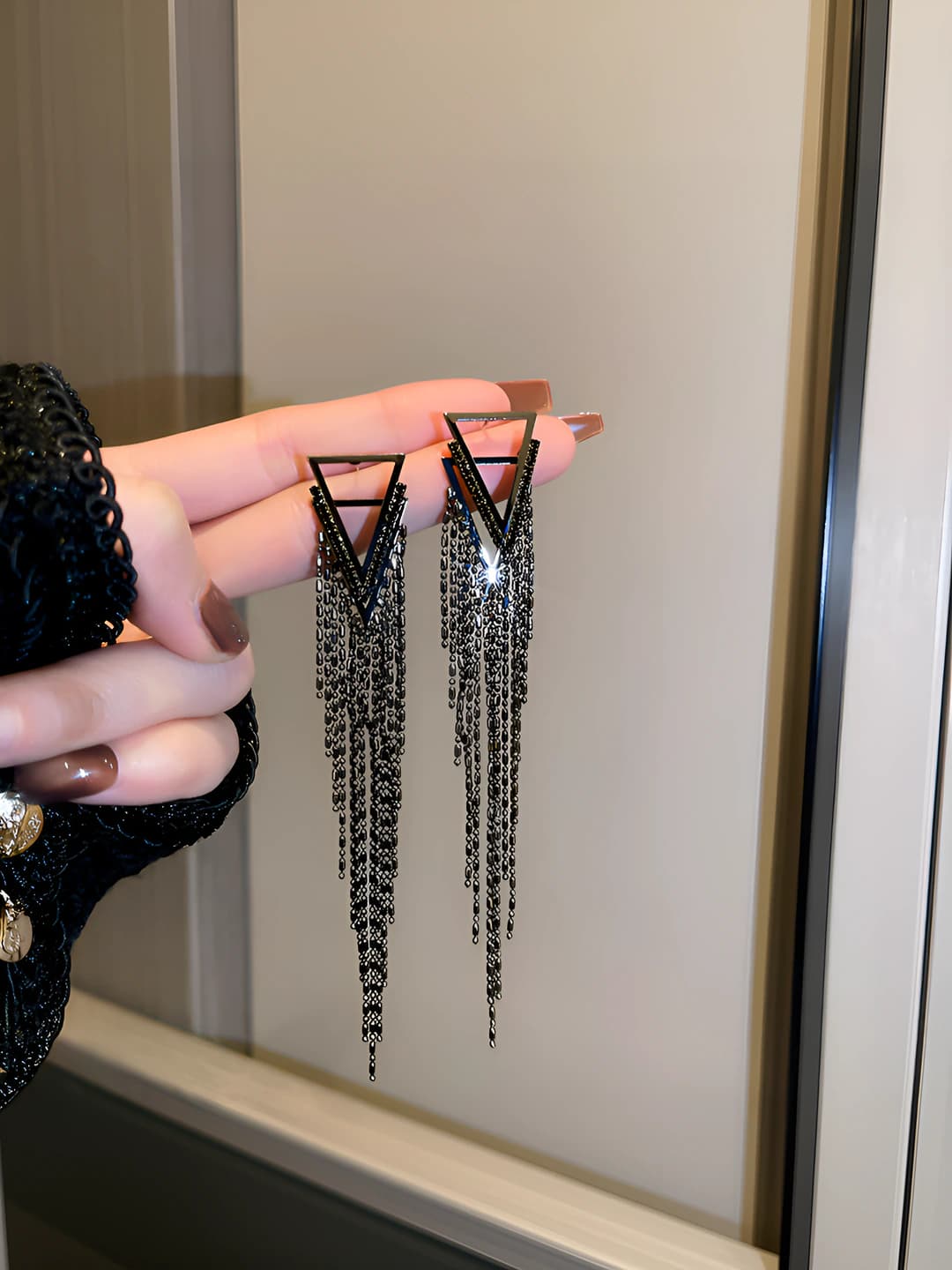 14# Silver post - Copper - Black