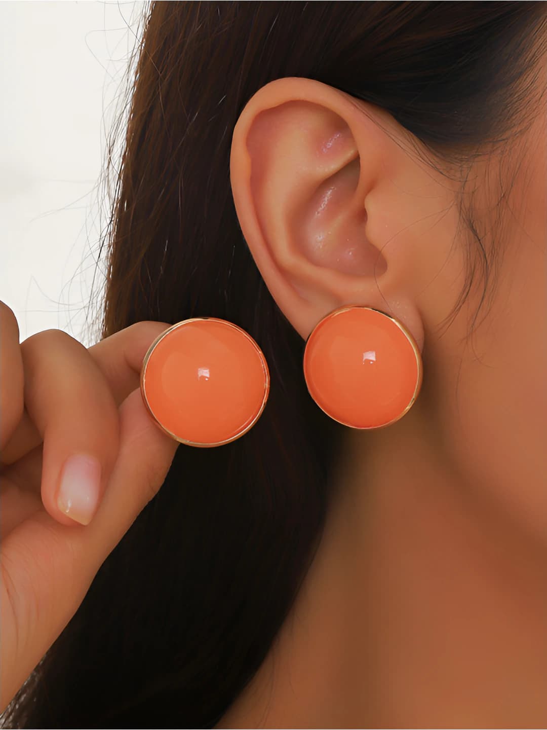 Vintage orange studs