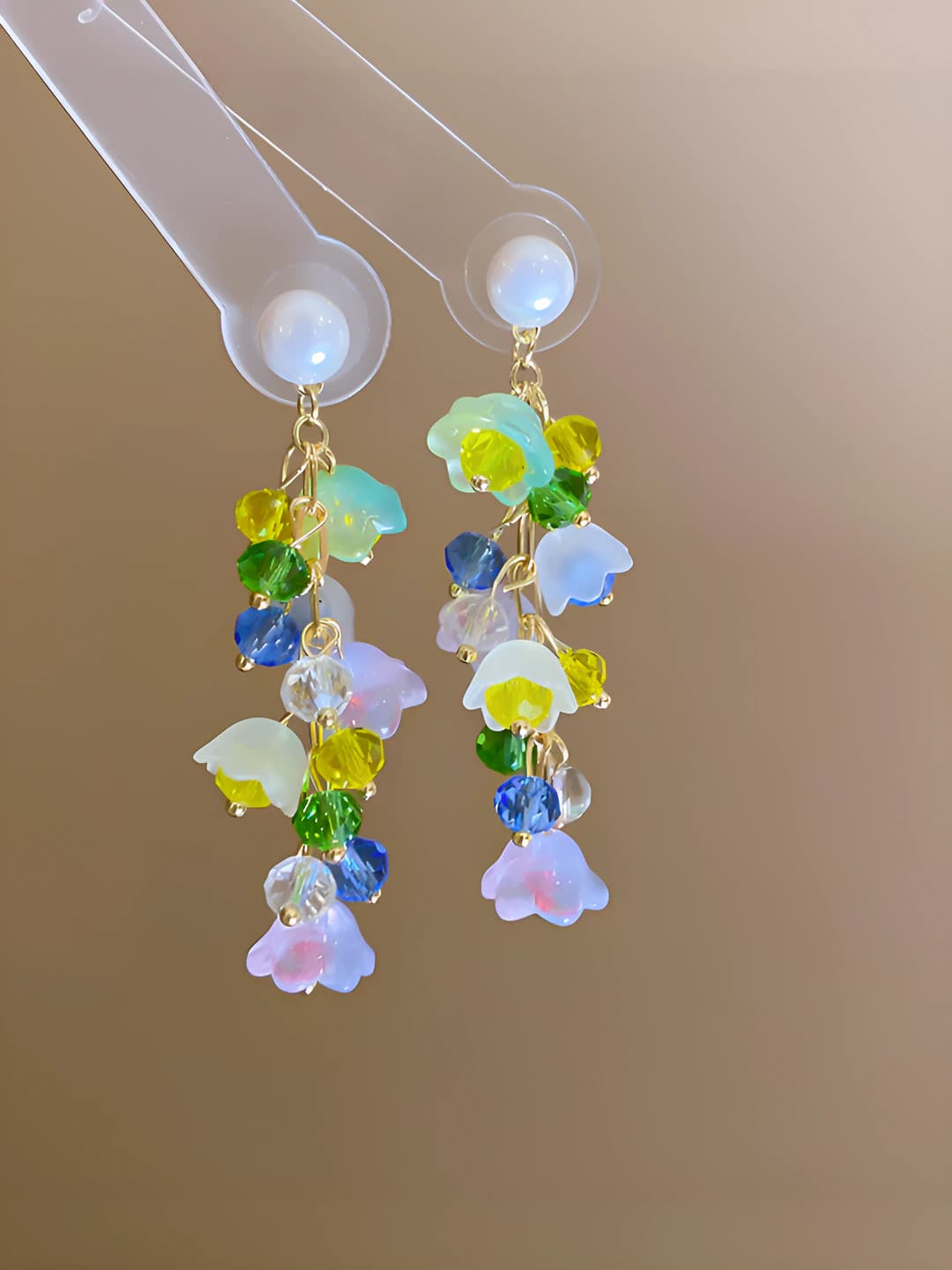 48# Silver - Multicolour - Lily of valley tassel