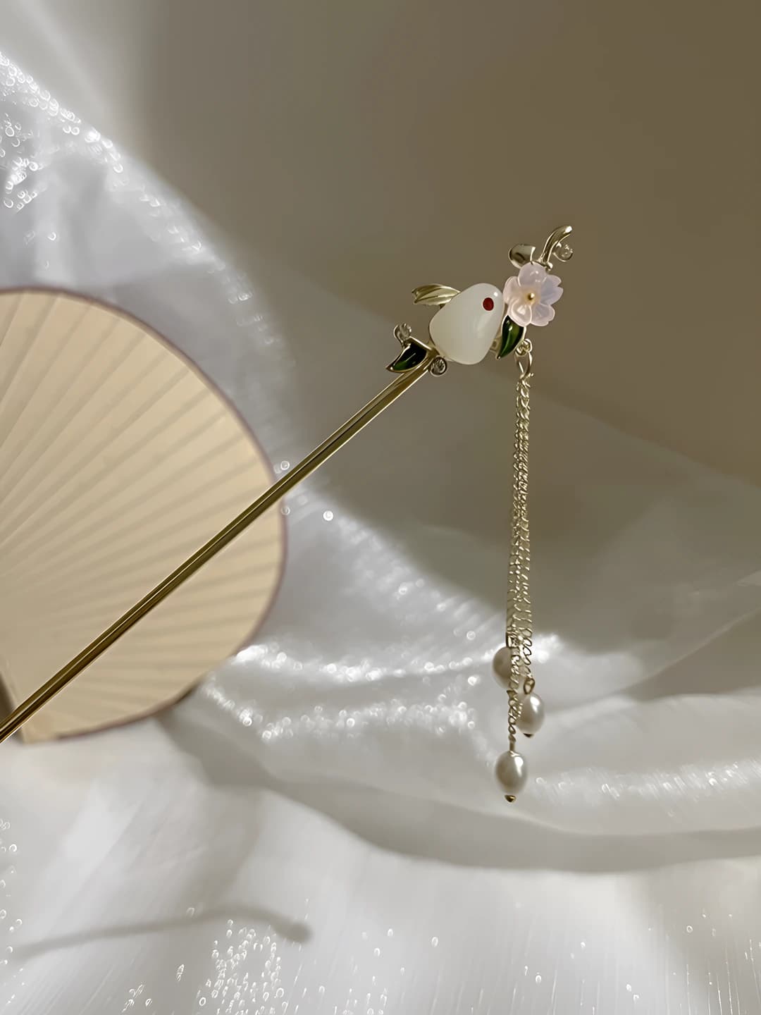 19# Rabbit tassel gold