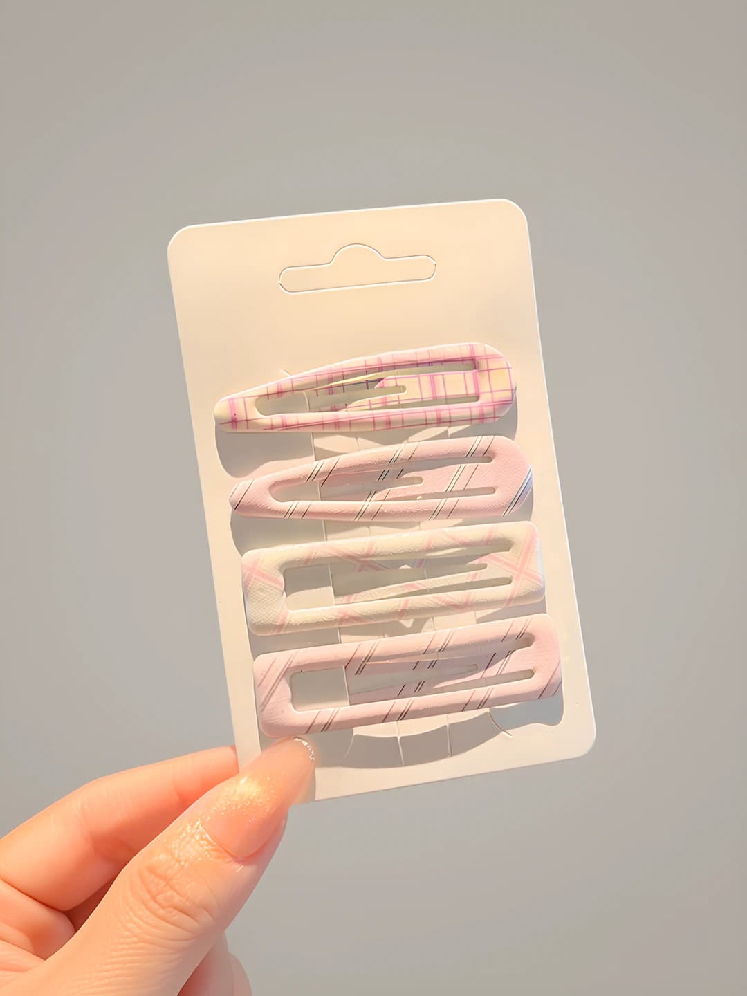 Pink striped 4 pcs