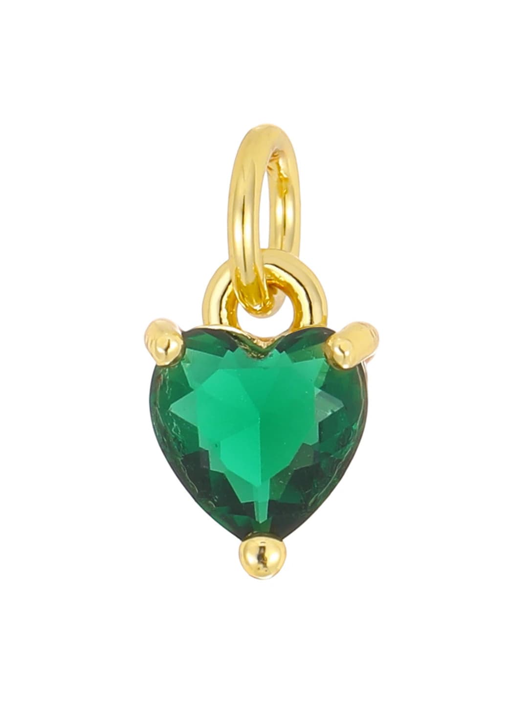 Gold, emerald (1 pendant)