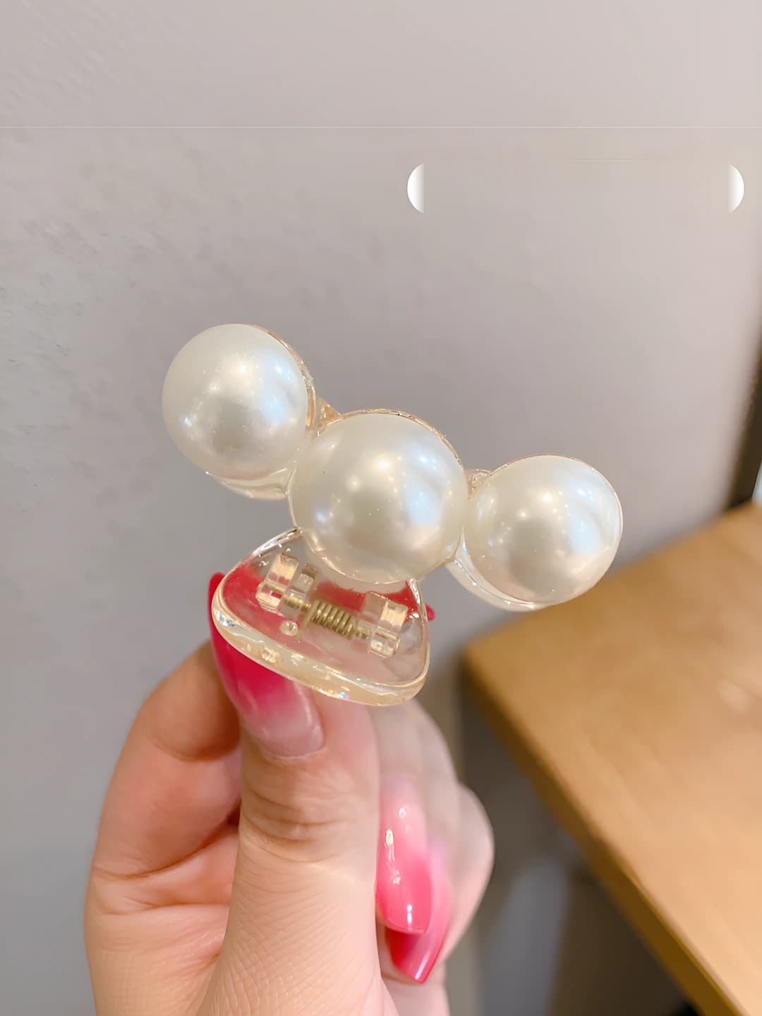 3 pearl small clip 5cm