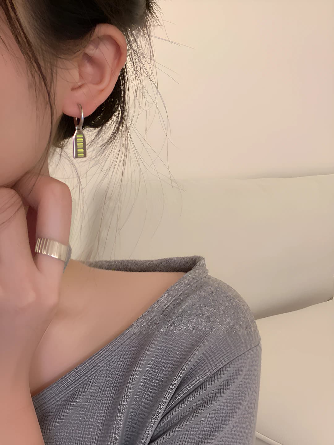 Plaque spiral clip