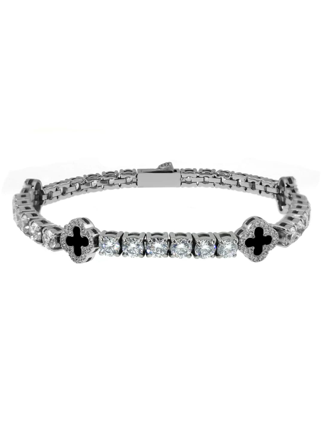 B0392S-1 Steel black clover